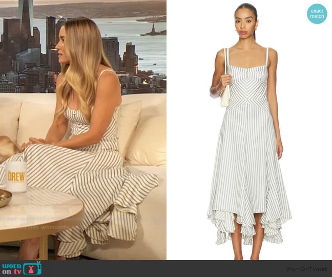 Amanda Uprichard Monterey Dress worn by Lauren Conrad on The Drew Barrymore Show
