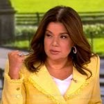 Ana's yellow tweed blazer on The View