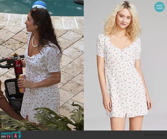 And Now This Printed Button-Front Shirtdress worn by Dara Levitan on Summer House