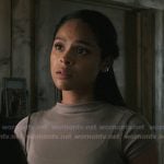 Andrea’s grey tee on Marshals