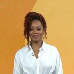 Anika Noni Rose's white shirtdress on Today