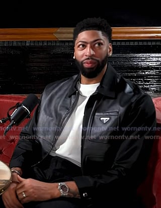 Anthony Davis’s black leather jacket on Today