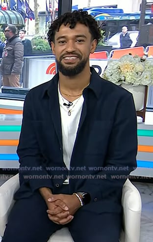 Anthony Norman's navy jacket on Today