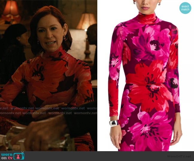 Aqua Mesh Turtleneck worn by Elsbeth Tascioni (Carrie Preston) on Elsbeth