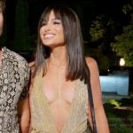 Ashley’s gold metallic jumpsuit on The Real Housewives of Rhode Island