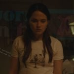 Ashley’s white graphic tee on Beef