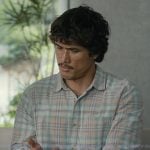 Austin’s plaid button down shirt on Beef