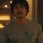 Austin’s grey butterfly print tee on Beef