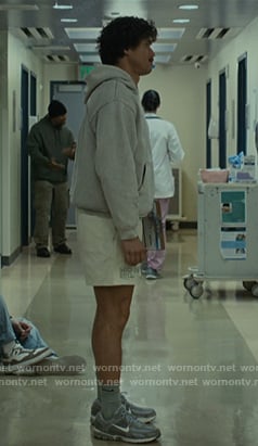 Austin’s grey sneakers on Beef