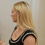 Bailey’s black contrast trim top on Summer House