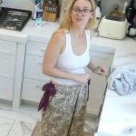 Bailey’s camo tie pants on Summer House