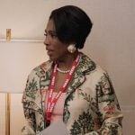 Barbara’s printed top and pants on Abbott Elementary