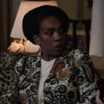 Barbara’s paisley print top and pants on Abbott Elementary