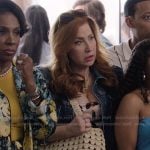 Barbara’s woven tote bag on Abbott Elementary