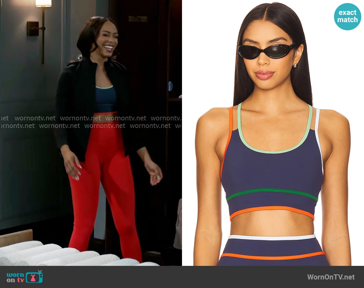 Madison’s sports bra on Beyond the Gates