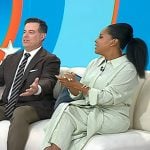 Sheinelle’s beige heel pumps on Today