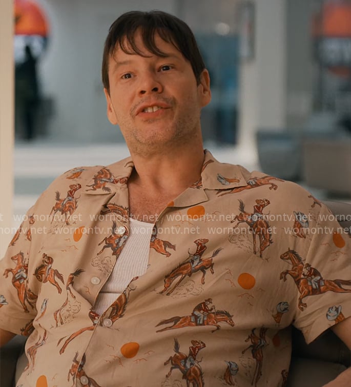 Benny's cowboy shirt on Running Point