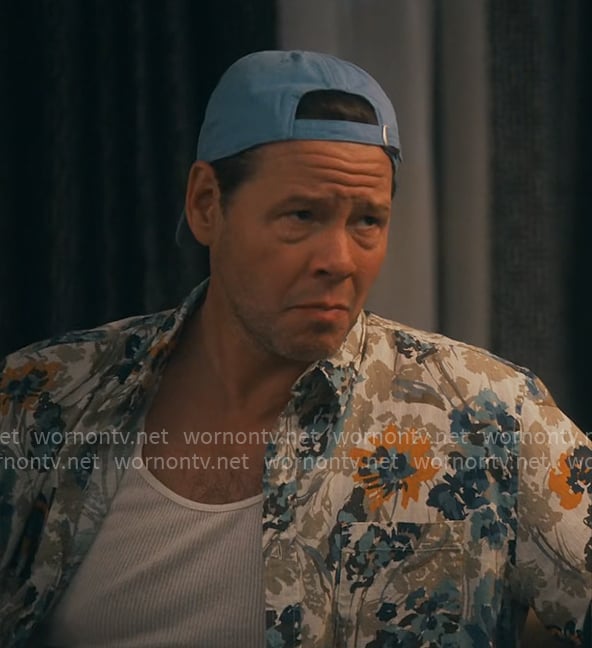 Benny’s floral shirt on Running Point