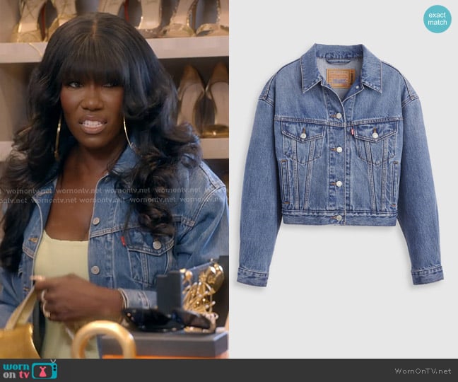 Beyonce x Levi's Trucker Jacket worn by Bozoma Saint John on The Real Housewives of Beverly Hills