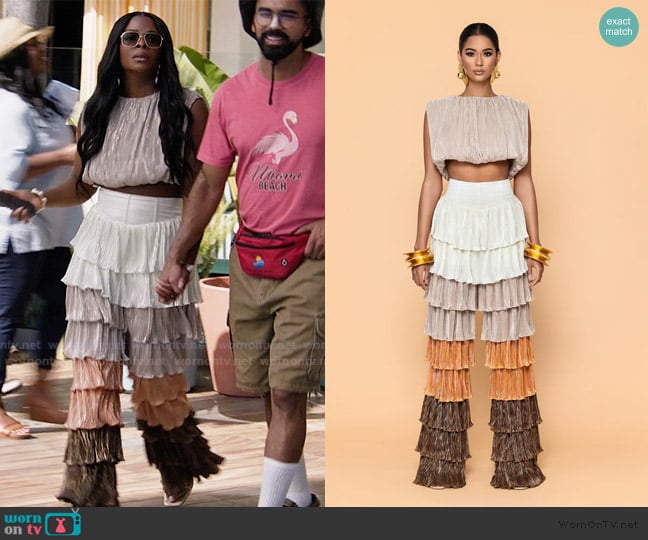 BFYNE Cassandra Top worn by Ava Coleman (Janelle James) on Abbott Elementary