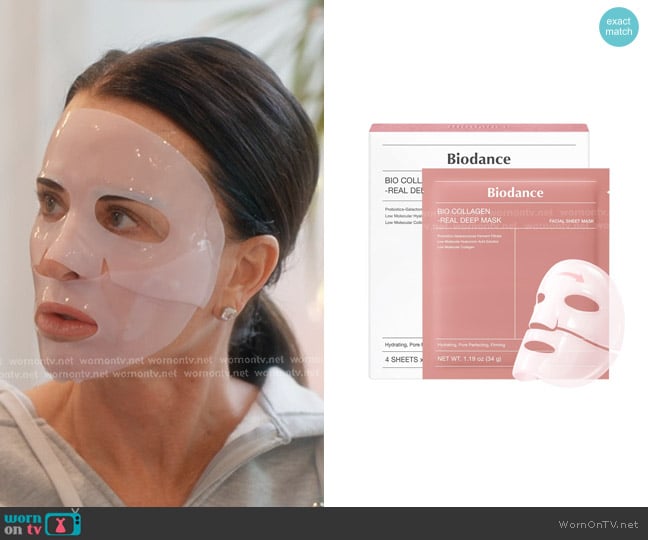 Biodance Bio-Collagen Real Deep Mask worn by Kyle Richards on The Real Housewives of Beverly Hills