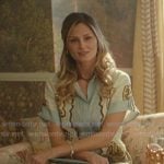 blue print shirtdress on Beef