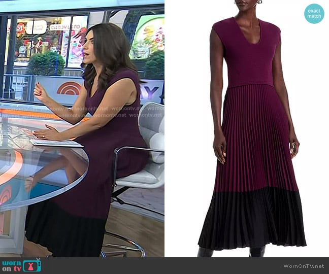 Boss Flissani Dress worn by Liz Kreutz on Today