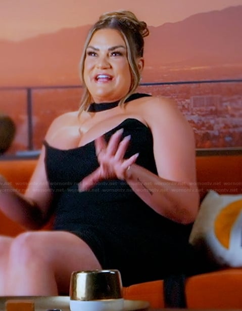 Brittany's black confessional top on The Valley