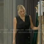 Brooke's black sleeveless top and midi skirt on The Bold and the Beautiful