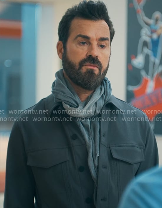 Cam's grey jacket on Running Point