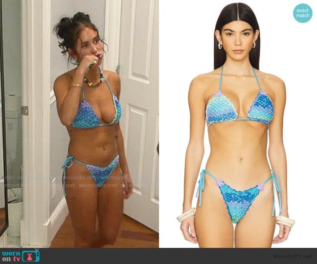 Capittana Missy Bikini Top worn by Dara Levitan on Summer House