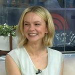 Carey Mulligan’s mint green sleeveless dress on Today