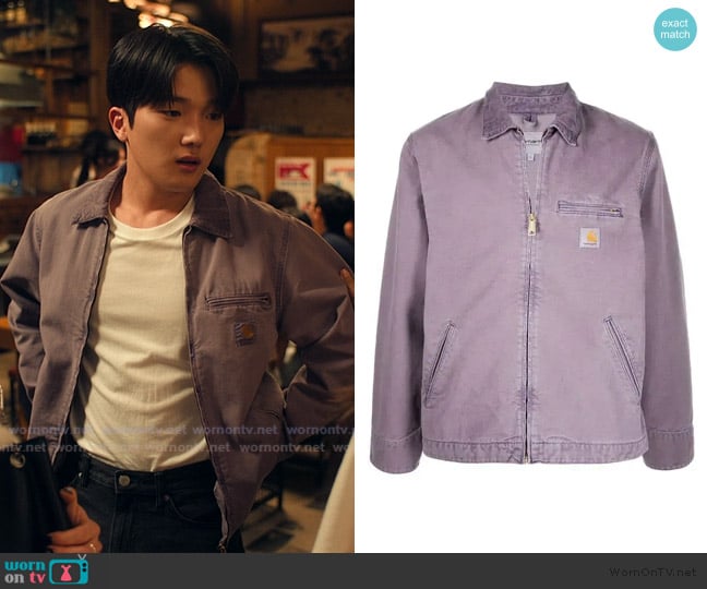 Carhartt Work in Progress organic cotton shirt jacket worn by Dae Heon Kim (Choi Min-yeong) on XO Kitty