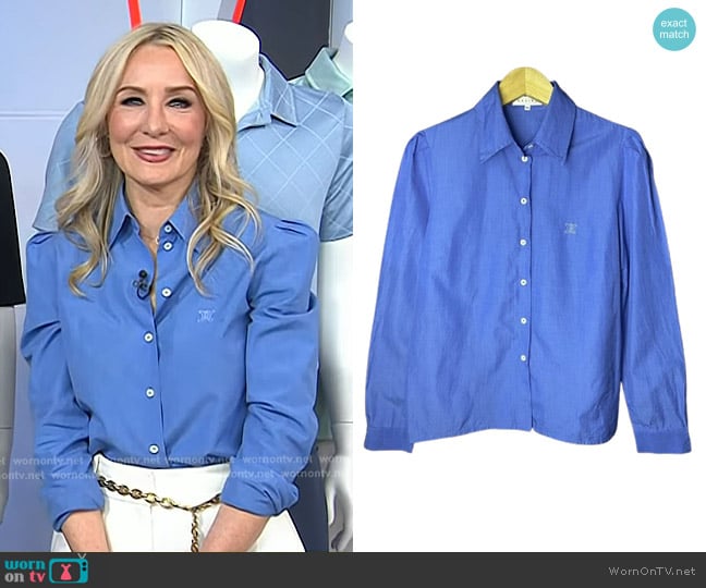 Celine Puffy Longsleeve Shirts worn by Chassie Post on Today