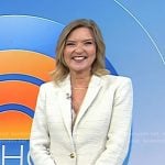 Christine’s ivory tweed blazer on Today