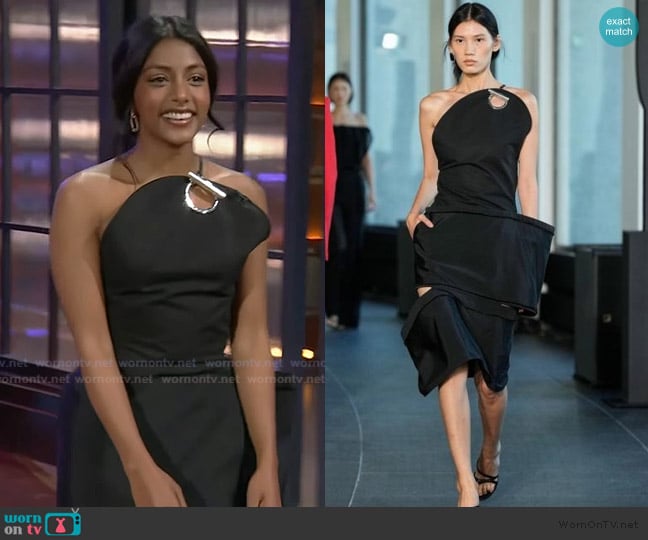Christopher Esber 2026 Spring Summer Collection worn by Charithra Chandran on The Kelly Clarkson Show