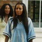 Ciara’s blue varsity stripe top on Summer House