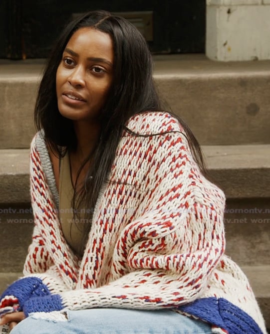 Ciara’s knit cardigan on Summer House