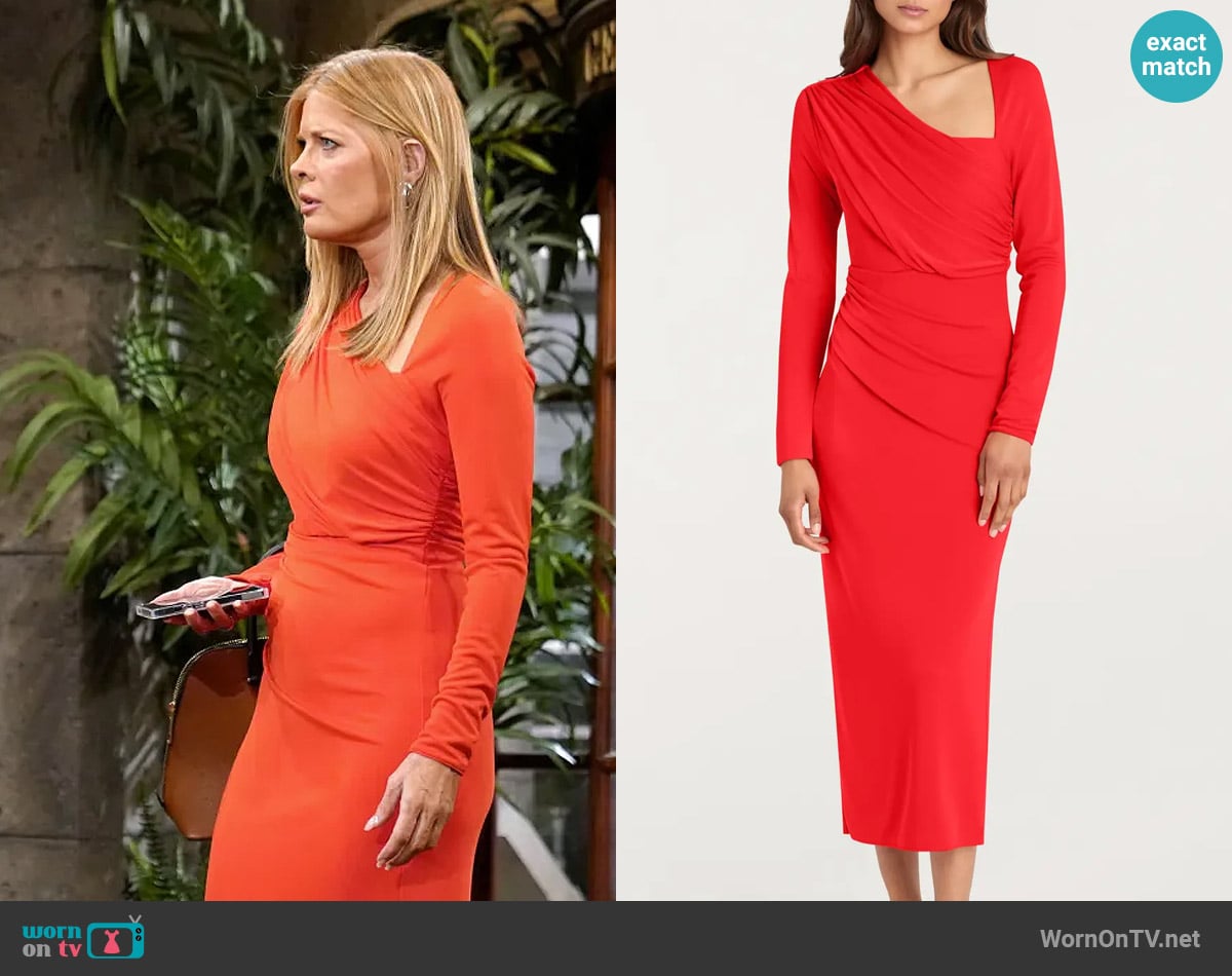 Cinq a Sept Jalyn Dress worn by Phyllis Summers (Michelle Stafford) on The Young and the Restless