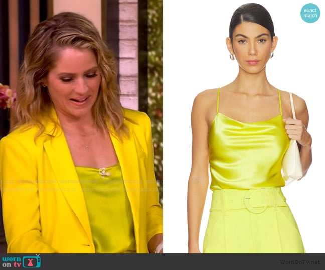 Cinq a Sept Marta Cami worn by Sara Haines on The View