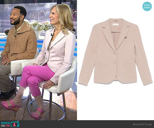 Circolo 1901 Jersey Blazer worn by Dr. Deborah Kenny on Today