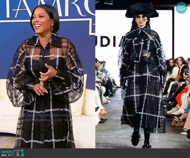 Claudia Li NZFW Collection worn by Tamron Hall on Tamron Hall Show