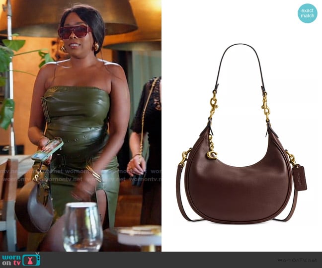 Coach Jonie Small Leather Shoulder Bag 22 worn by Jasmine Goode on The Valley