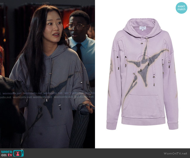 Collina Strada Arc Hoodie worn by Yuri Han (Gia Kim) on XO Kitty