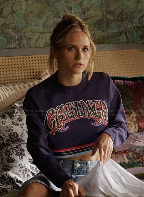 Cora’s Casablanca cropped top on Imperfect Women