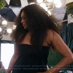 Cynthia’s black jumpsuit on The Real Housewives of Atlanta