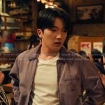 Dae's purple denim jacket on XO Kitty