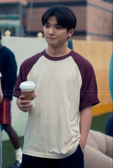 Dae's ringer tee on XO Kitty