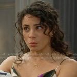 Daphne's printed cami on The Bold and the Beautiful