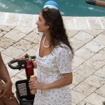 Dara’s white floral print dress on Summer House